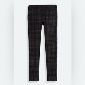 Kut from the Kloth women’s size 12 Black Plaid Slim Pants like new